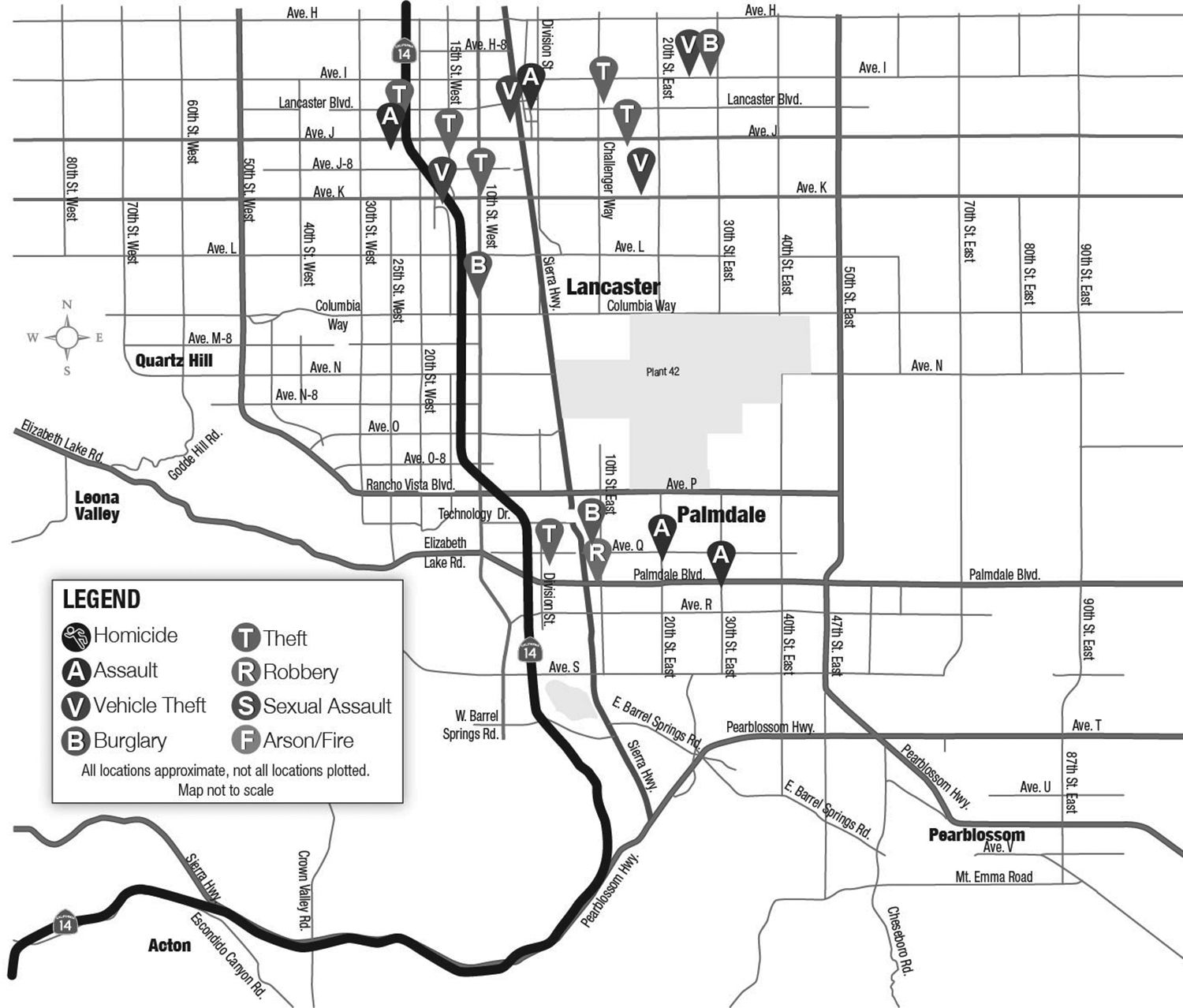 Antelope Valley crime blotter, May 6, 2020